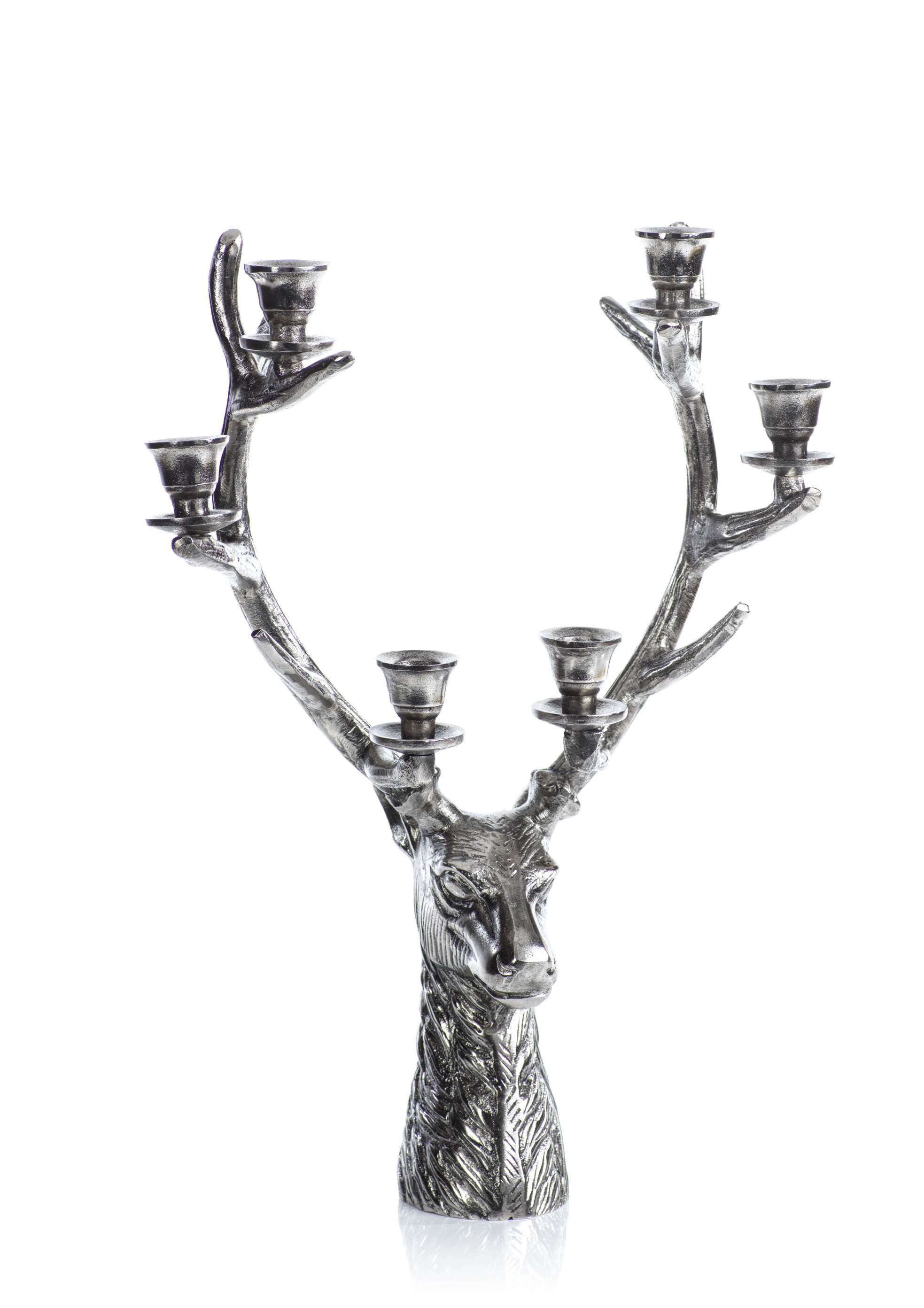 stag head table lamp