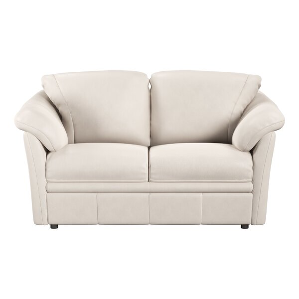 Lyons Leather Loveseat By Westland And Birch