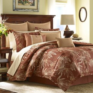 Rust Color Bedding Wayfair Cayo Cocco 4 Piece Comforter Set By Tommy Bahama Bedding