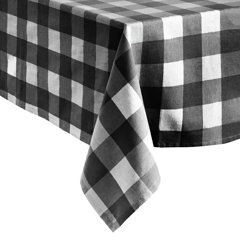 Black Check Tablecloth Wayfair