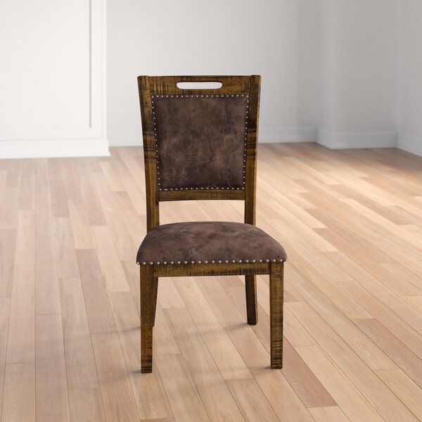 Acushnet Upholstered Side Chair In Cannon Valley (Set Of 2) By Three Posts