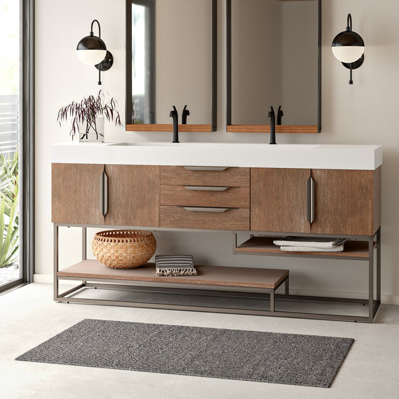 Kenton 73 Double Bathroom Vanity Set Reviews Allmodern Kenton 73 Double Bathroom Vanity Set