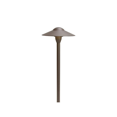 1-Light Pathway Light Kichler Finish: Textured Architectural Bronze