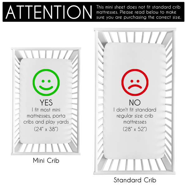 fitted crib sheet dimensions