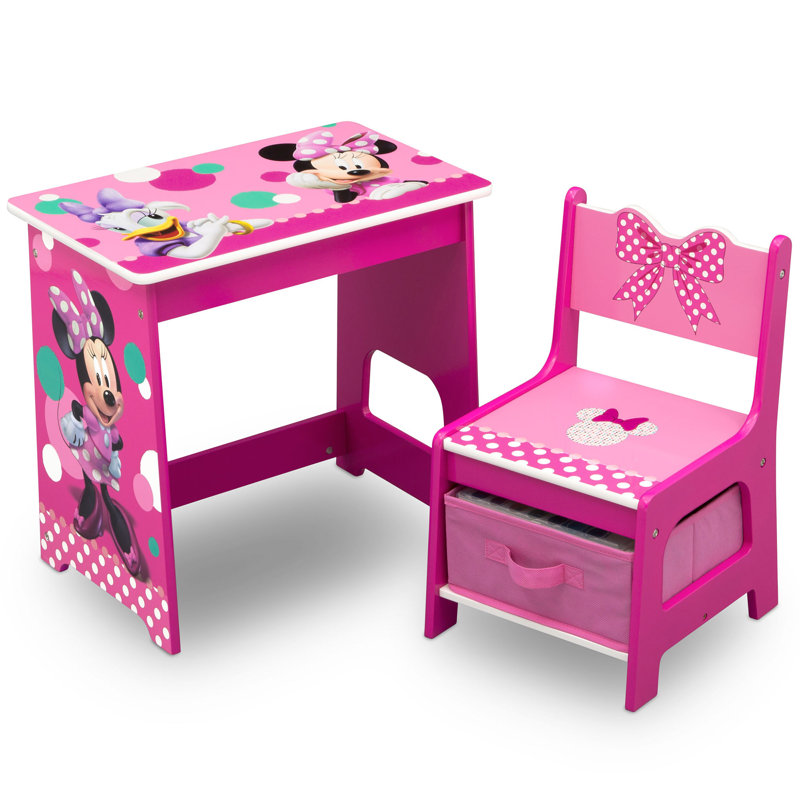 disney minnie mouse deluxe kids art table