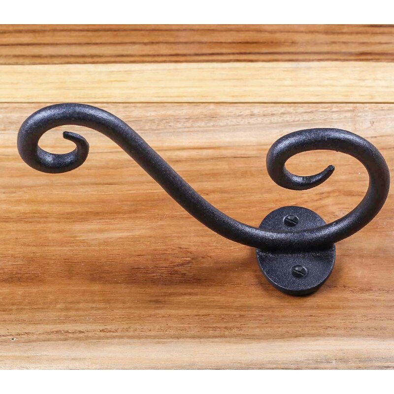 2 Vintage Tuscan XL Wrought Iron Towel/Coat Hooks Brand New w/ tags 