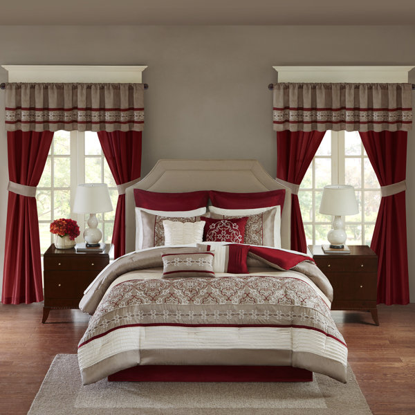 Woodford 24 Piece Comforter Set by Astoria Grand