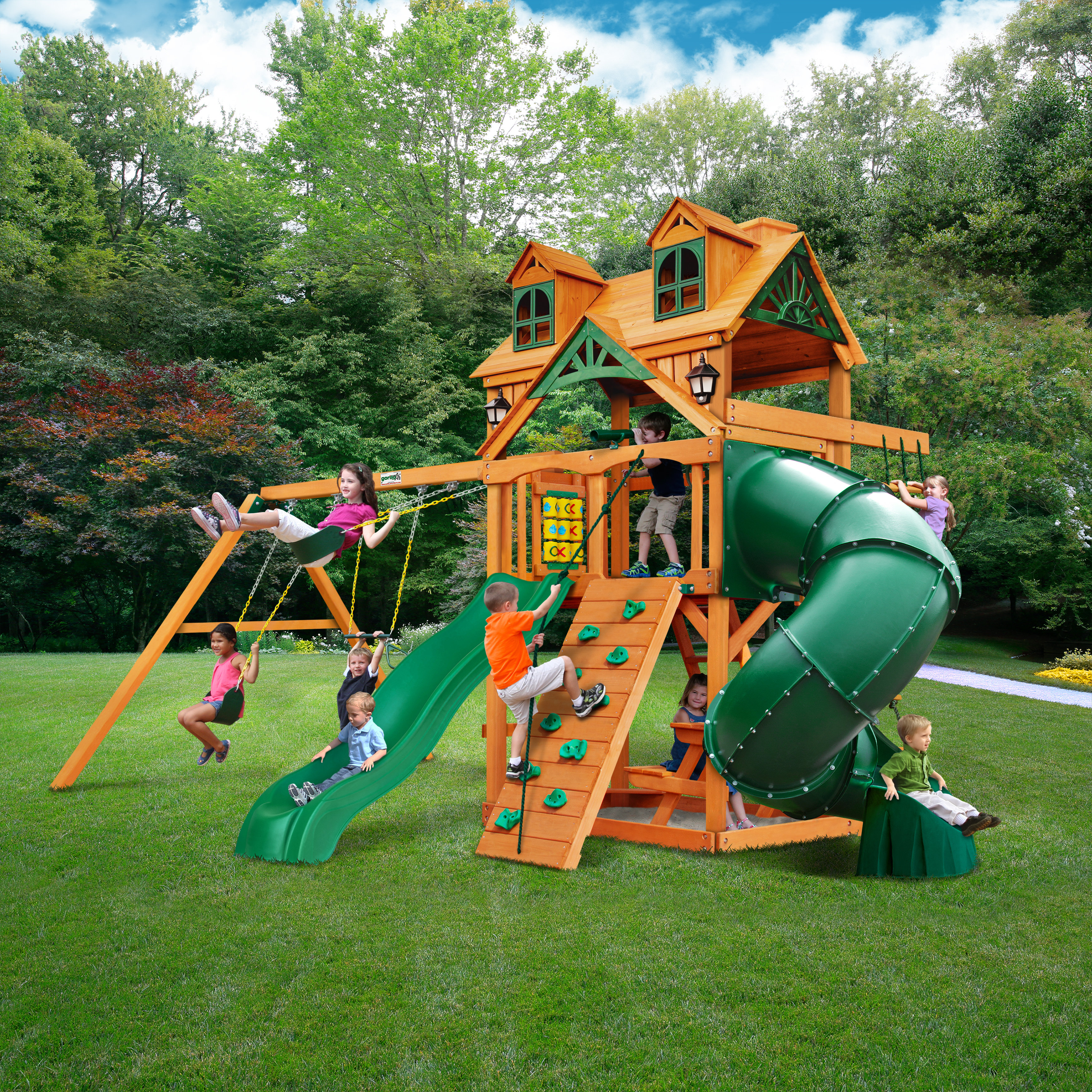 gorilla playsets mountaineer treehouse