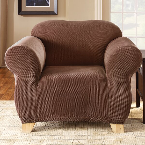 Stretch Pique Box Cushion Armchair Slipcover By Sure Fit