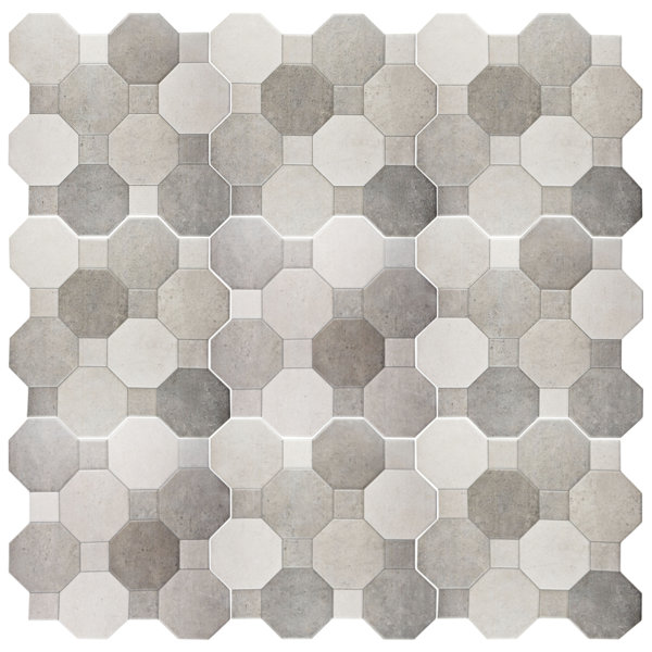 Imagino 17.75 x 17.75 Ceramic Tile in Cement by EliteTile