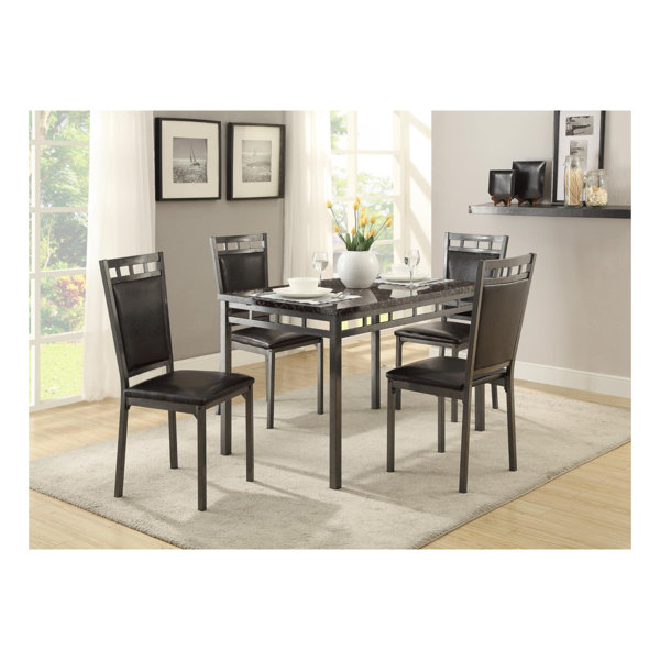 Darwen Dinette 5 Piece Dining Set by Wrought Studio Wrought Studio