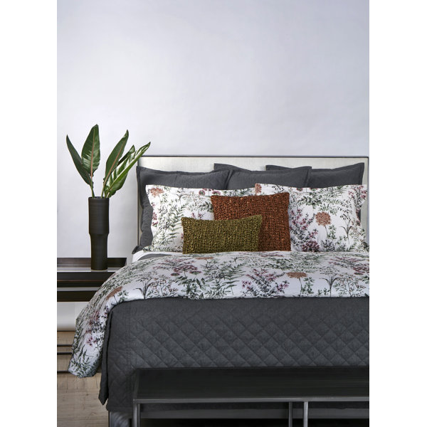Botanical Crinkle Duvet Cover Set