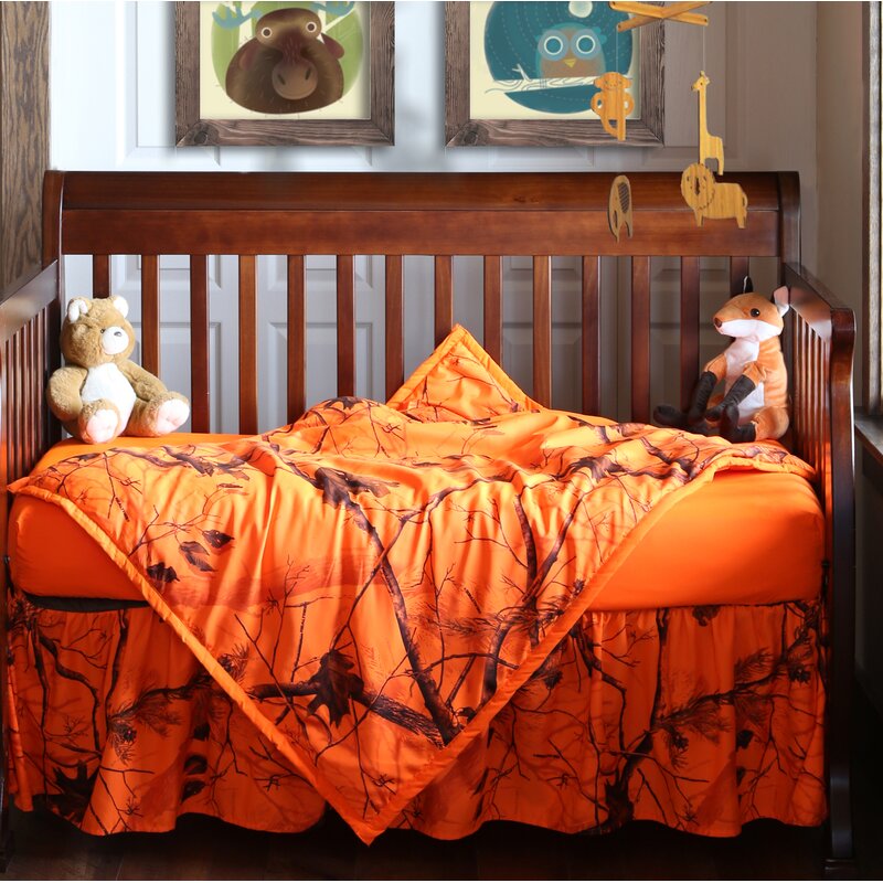 camo crib bedding set