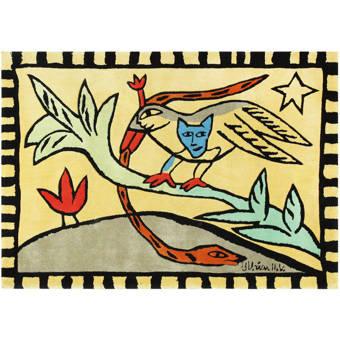Nazmiyal Collection Roy Lichtenstein Wool White Area Rug Perigold