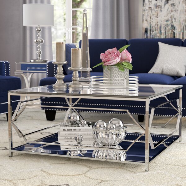 Edward Floor Shelf Coffee Table With Storage By Willa Arlo Interiors