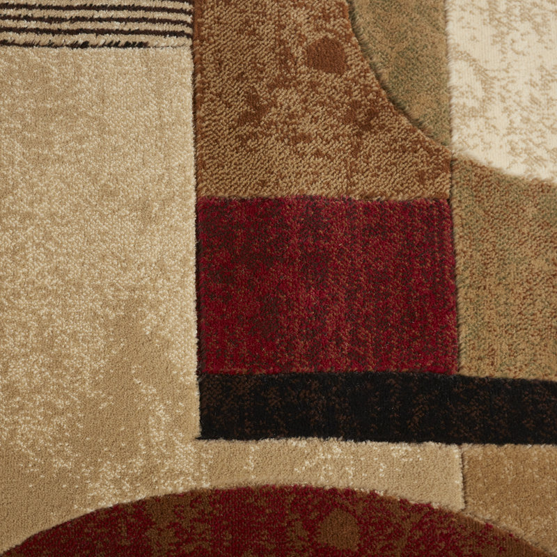 Zipcode Design Nolan Geometric Brown Tan Green Area Rug Reviews Zipcode Design Nolan Geometric Brown