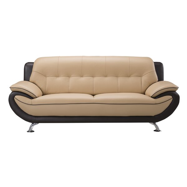 Vickrey Leather Sofa By Latitude Run