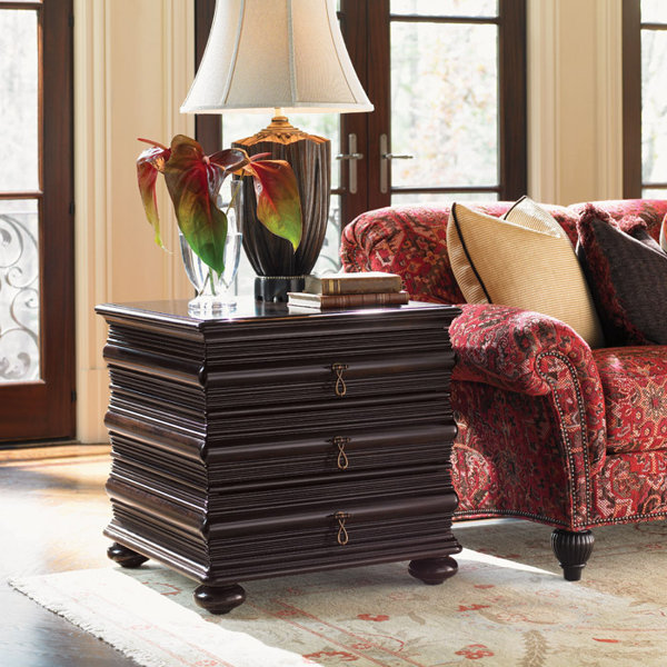 Royal Kahala Sands End Table With Storage By Tommy Bahama Home 2019 Online