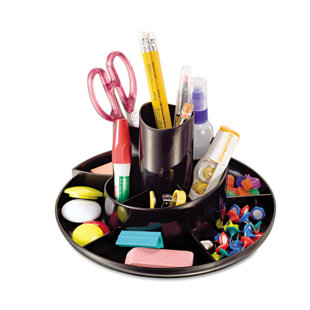 Review 11 Compartment Rotary Desk Organizer by Universal
