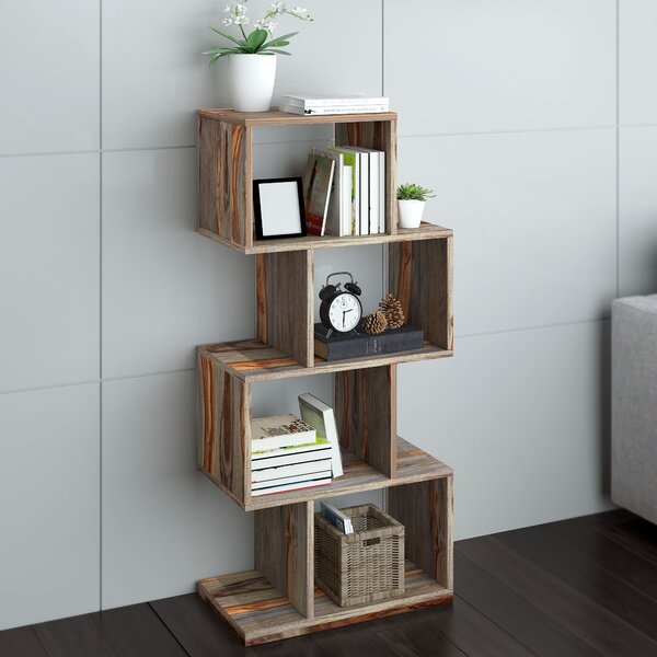 Geometric Bookcase By Union Rustic