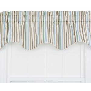 Zara Stripe Print Lined Duchess Filler Curtain Valance