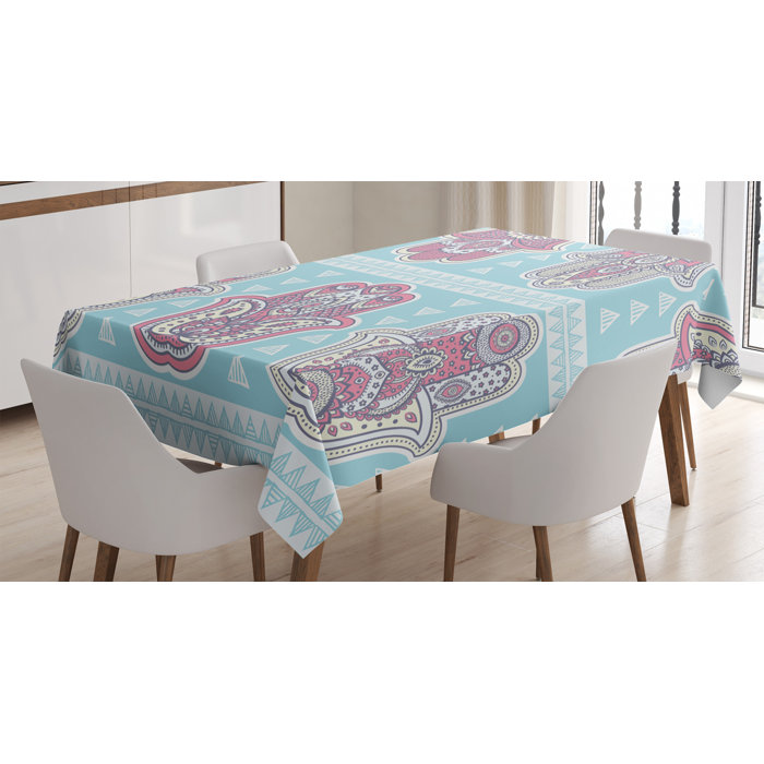 East Urban Home Ambesonne Hamsa Tablecloth Bohemian Style Pattern