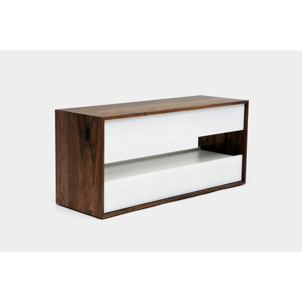 THN Solid Wood TV Stand For TVs Up To 70