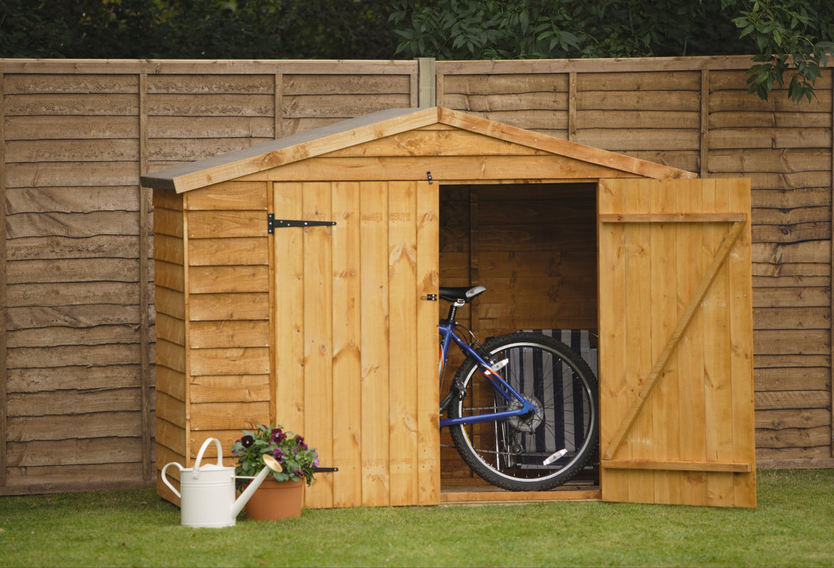 Garden Sheds 7 X 3 forest garden 7 ft. w x 3 ft. d wooden bike shed & reviews Garden Sheds 7 X 3 forest garden 7 ft. w x 3 ft. d wooden bike shed & reviews