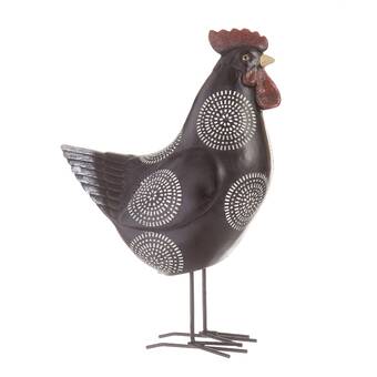 New Primitive Rustic Antique Style ROOSTER WEATHER VANE Figurine Shelf Sitter