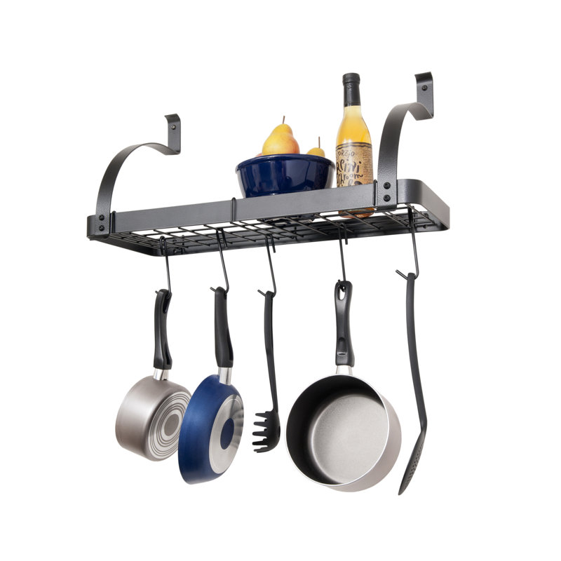 Enclume Rack It Up Bookshelf Wall Mounted Pot Rack Reviews