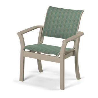 Woodard Wyatt Flex Sling Swivel Rocker Patio Dining Chair Perigold