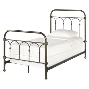 White Metal Bed Frames metal beds you'll love | wayfair White Metal Bed Frames metal beds you'll love | wayfair