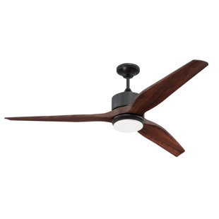 60 Paige 3 Blade Led Ceiling Fan With Remote Light Kit Included