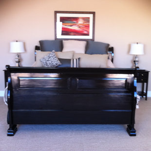 Solid Cherry Queen Sleigh Bed Wayfair Queen Sleigh Bed