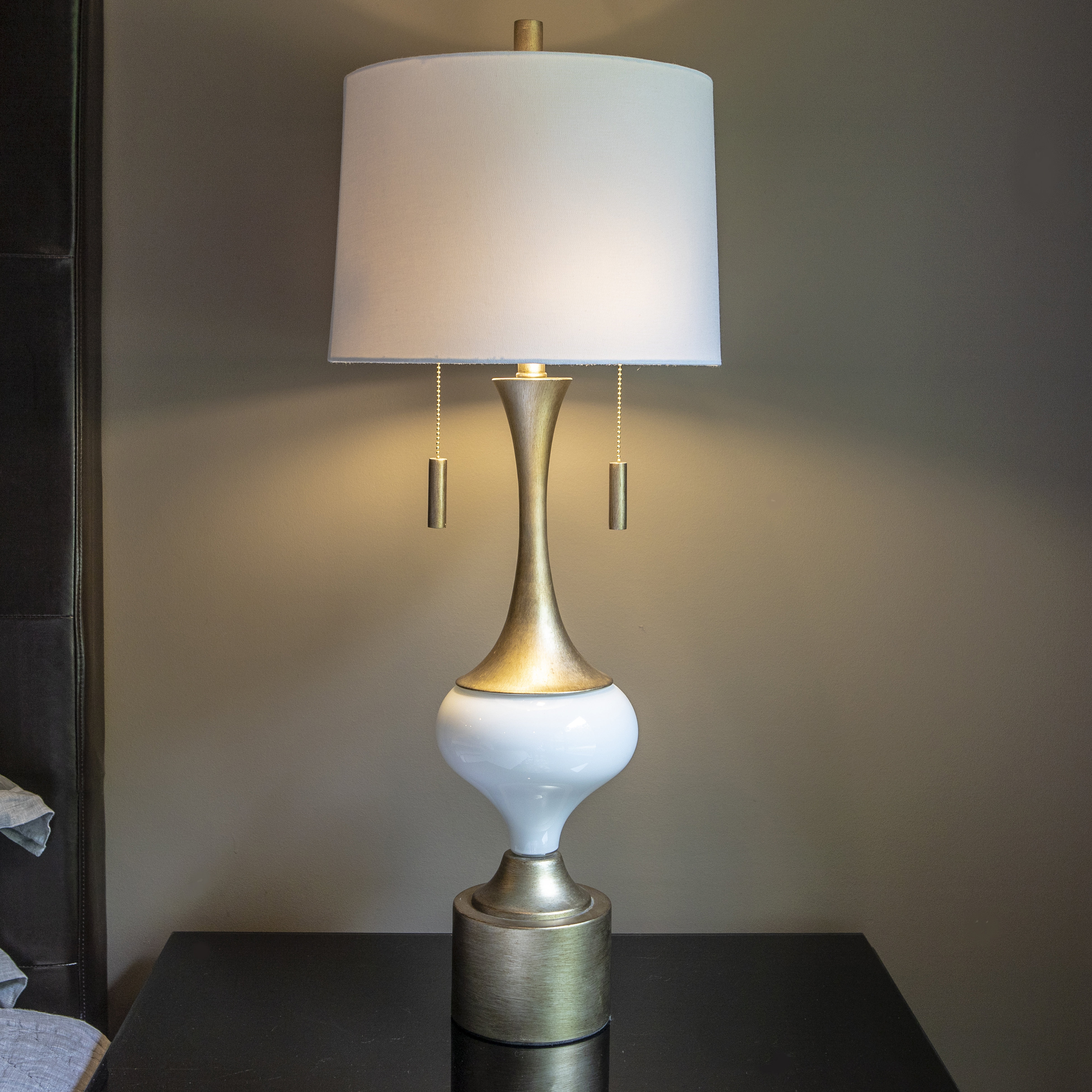white base table lamps