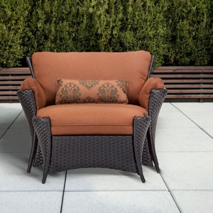 Billington 2 Piece Deep Seating Chair with Cushion