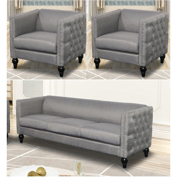 Annuziata 3 Piece Living Room Set By House Of Hampton Looking for