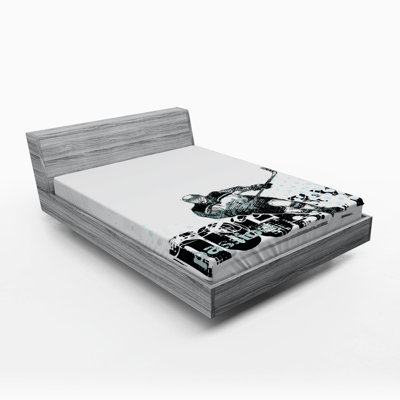 Hockey Fitted Sheet East Urban Home Size Full