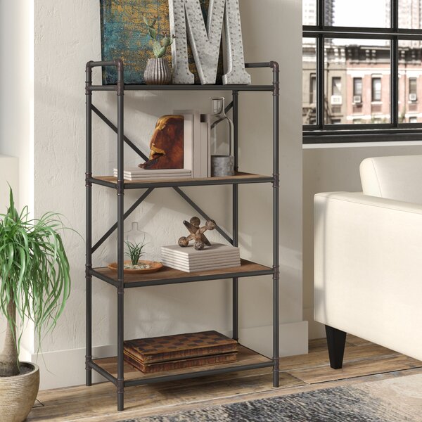 4 Tier Pipe Etagere Bookcase By 17 Stories