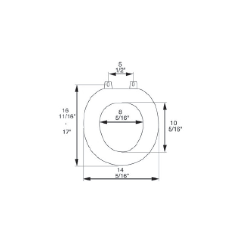 PlumbingTechnologiesLLC Acrylic Round Toilet Seat & Reviews Wayfair