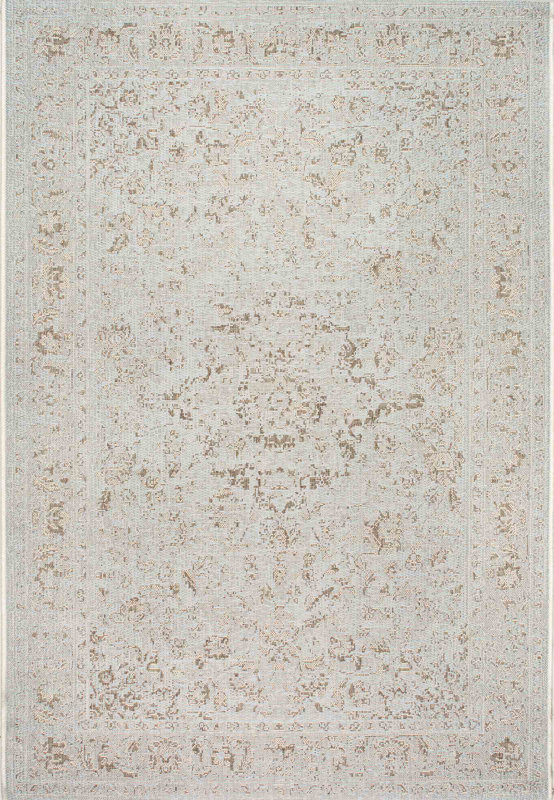 Algrange Ivory Indoor/Outdoor Area Rug #arearug #ivory #fixerupper