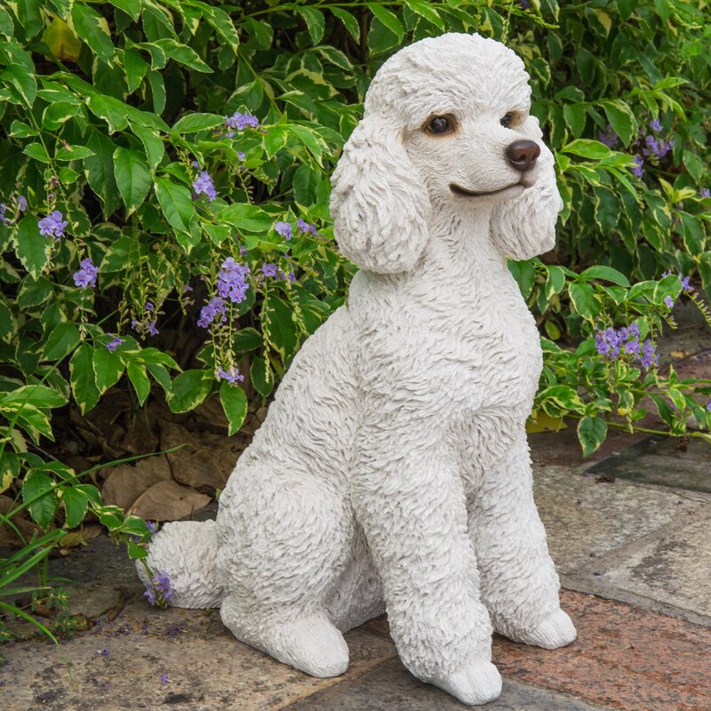 Hi-Line Gift Ltd. Poodle Sitting Statue & Reviews | Wayfair