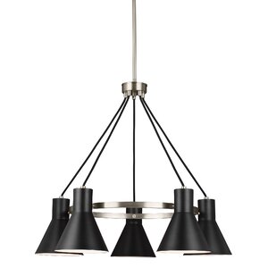 Alton 5-Light Modern Shaded Chandelier