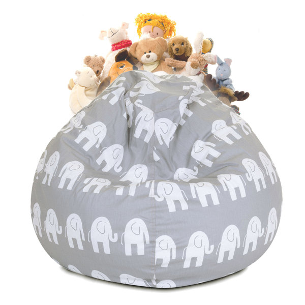 Delphi Stuffed Animal Toy Storage Bean Bag Chair
