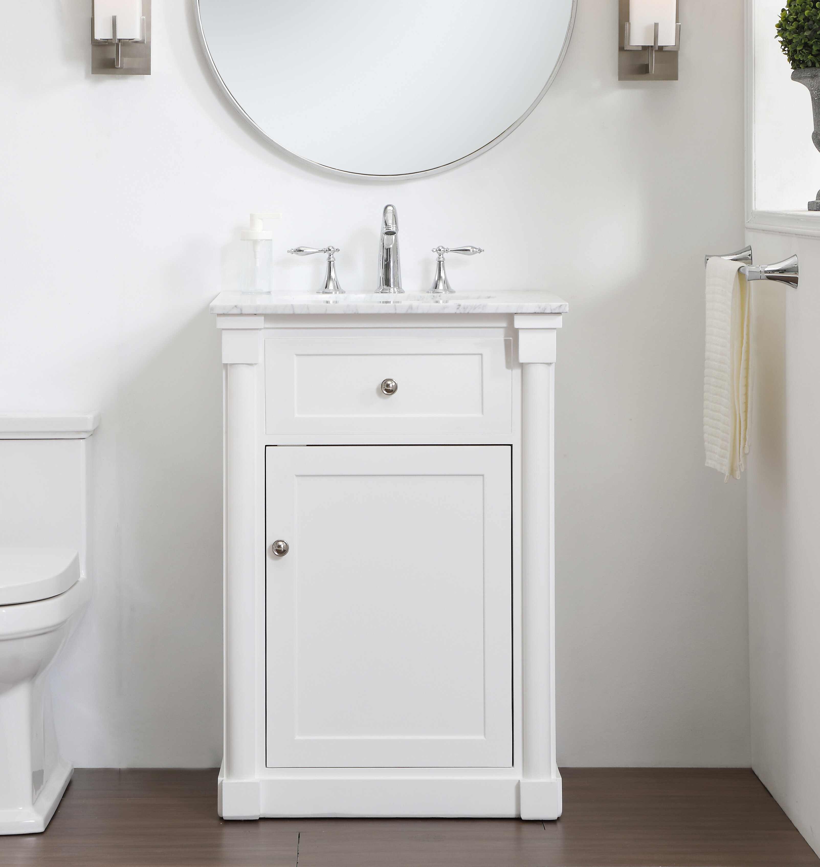 Charlton Home Witten 24 Single Bathroom Vanity Set Reviews Wayfair