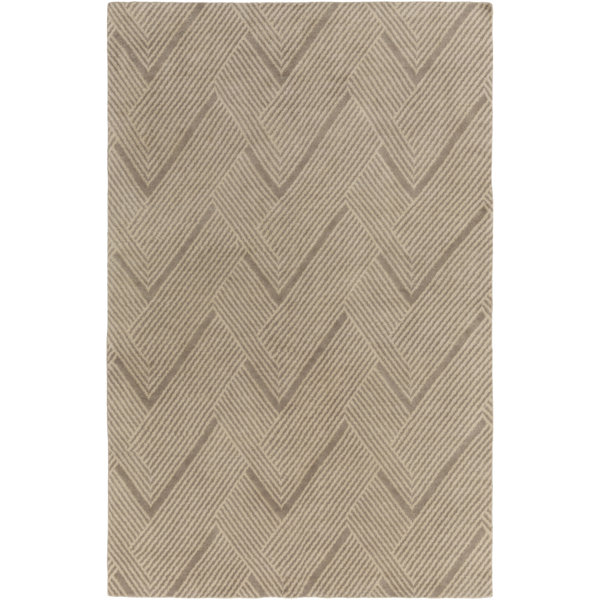 Dwellstudio Clive Hand Tufted Wool Light Brown Area Rug