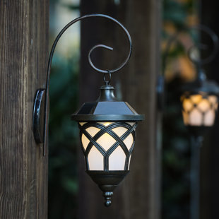 Best Solar 1-Light Outdoor Wall Lantern (Set of 2) By Winsome House Outdoor Lighting Solar 1-Light Outdoor Wall Lantern (Set of 2) By Winsome House Outdoor Lighting