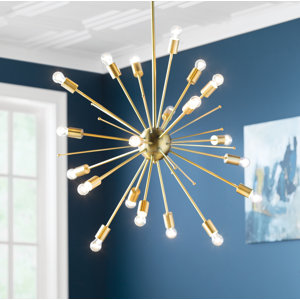 Violet 20-Light Sputnik Chandelier