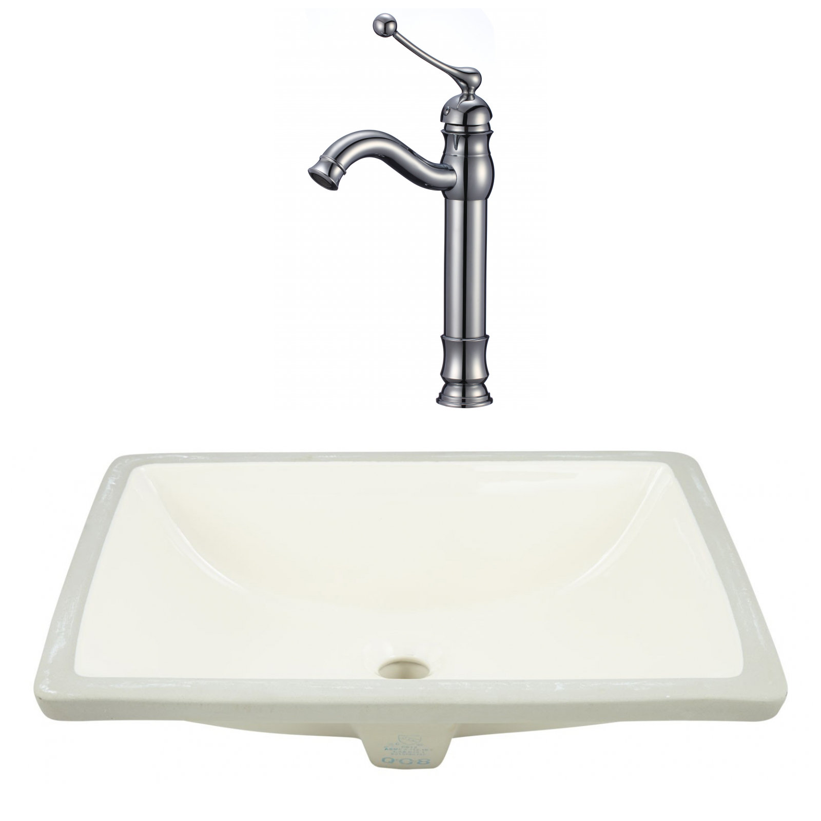 Royalpurplebathkitchen Csa Ceramic Rectangular Undermount Bathroom