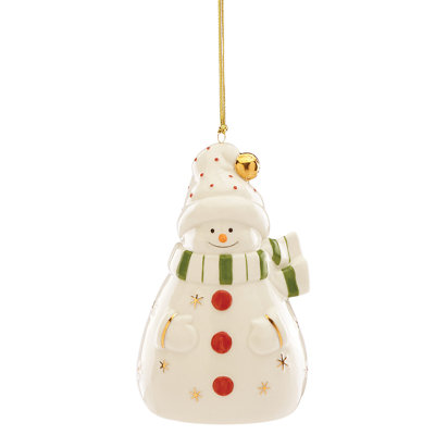 Snowman Recordable Hanging Figurine Ornament Lenox
